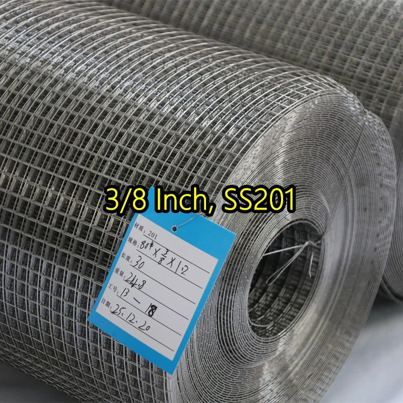 Lưới th&eacute;p h&agrave;n 3/8 inch SS201
